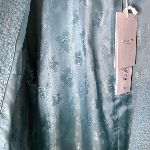 Ted Baker Jjoelle Fabric Blocked Oversized Crombie Coat - Picture 8 of 12